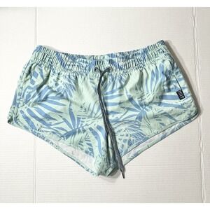 Salt Life Board Shorts Women's‎ Large Blue Jungle Vibes Pockets Beach Summer Gym